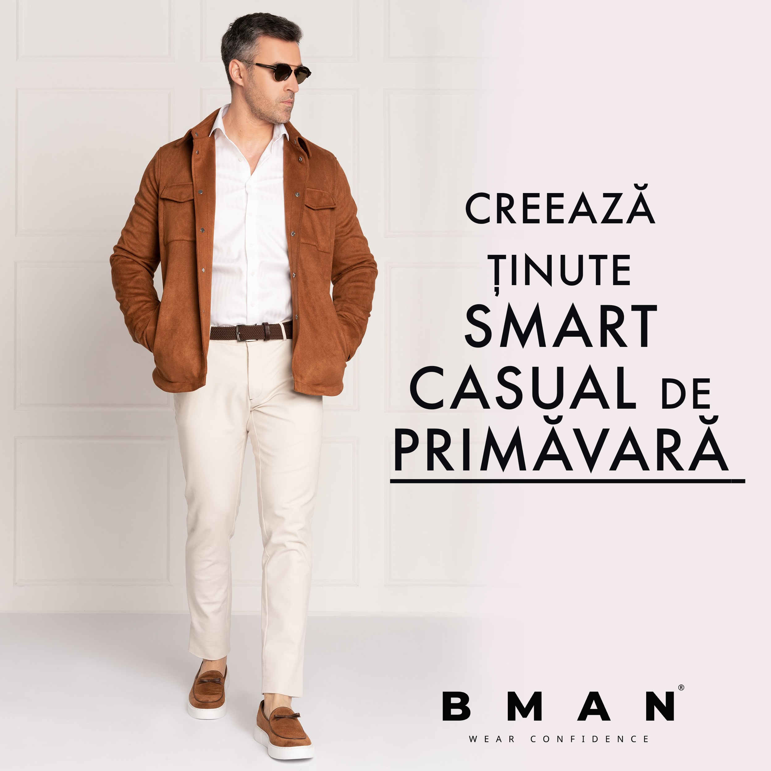 Creeaza tinute smart casual de primavara impreuna cu BMan