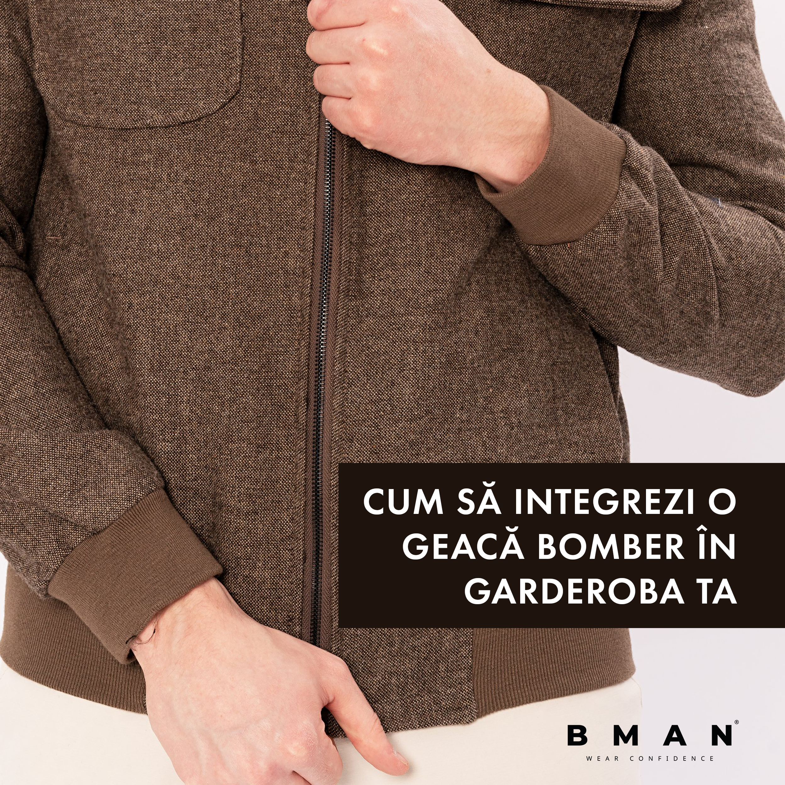 Cum sa integrezi o geaca bomber in garderoba ta