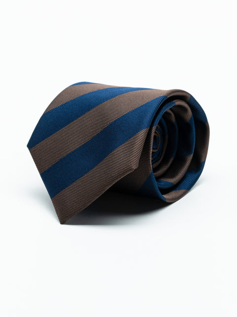 Cravata Eleganta & Business Barbati Dungi Oblice Bleumarin Si Maro Coffee BMan920