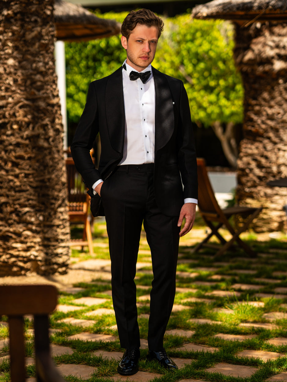 Tinuta Completa Mire Smoking Negru Gala&Ceremonie BMan0521 (4)