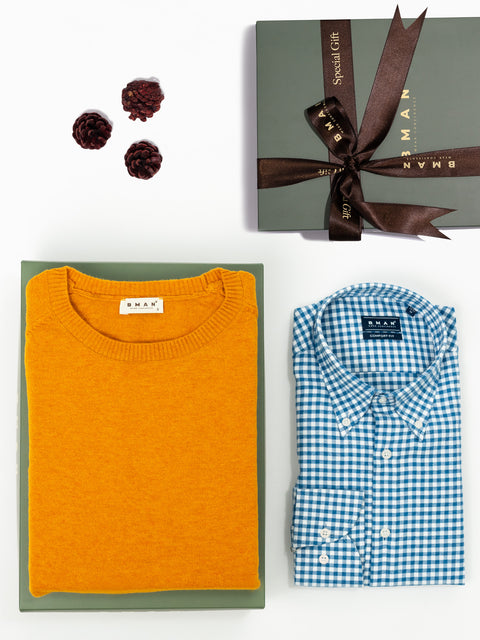 Pachet Cadou Complet Pentru Barbati Orange Bman0111 (1)