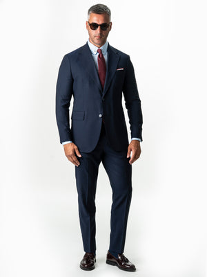 Costum Barbati Elegant Bleumarin Impermeabil si Nesifonabil BMan0065