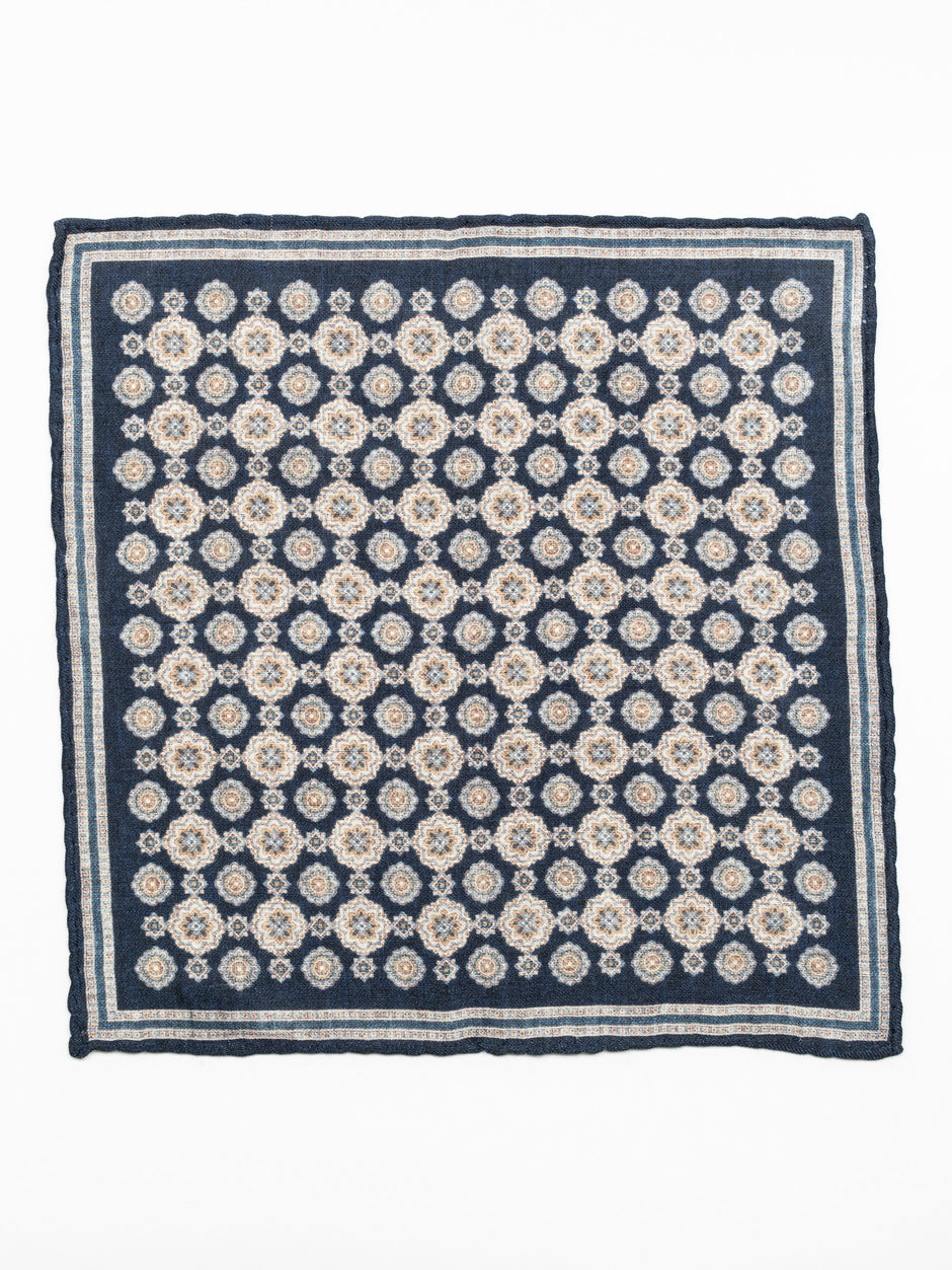 Batista Eleganta Barbati Bleumarin cu Imprimeu BMan425 (2)