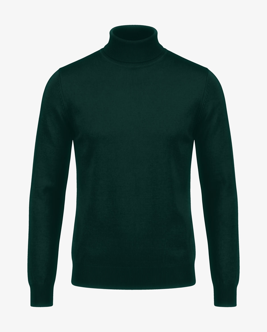 Pulover Tip Helanca Verde Barbati Bumbac Levent Cottone BMan0007 (6)