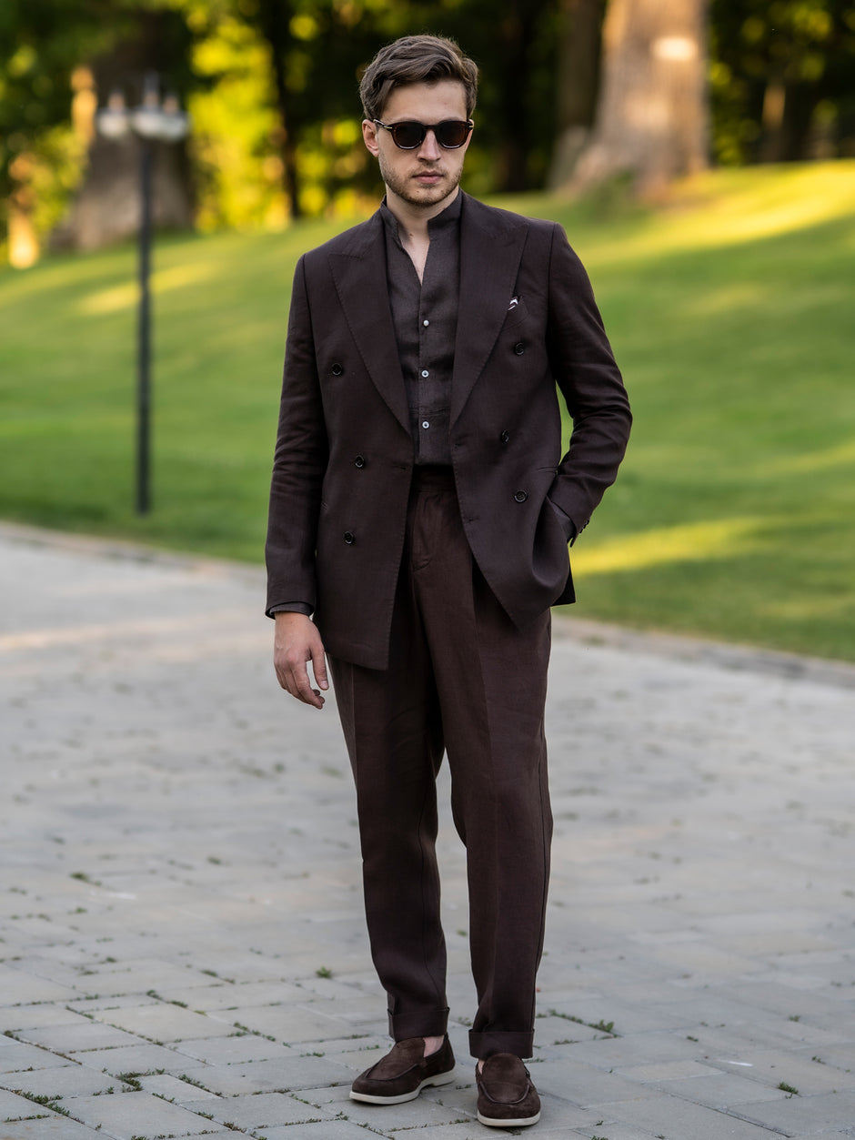 Tinuta Completa Barbati Smart Casual Marrone BMan0551 (2)