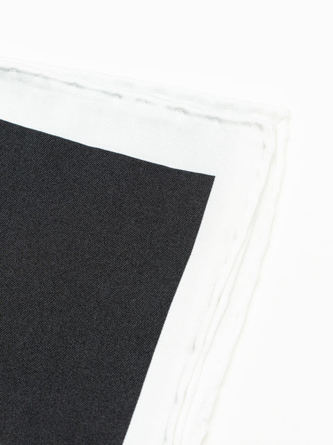 Batista Pentru Sacou Eleganta Barbati Neagra Cu Varfuri Albe BMan365 (3)