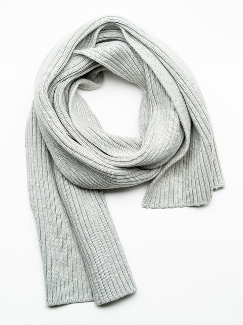 Esarfa Tip Fular Barbati Gri 100% Bumbac Natural BMan002