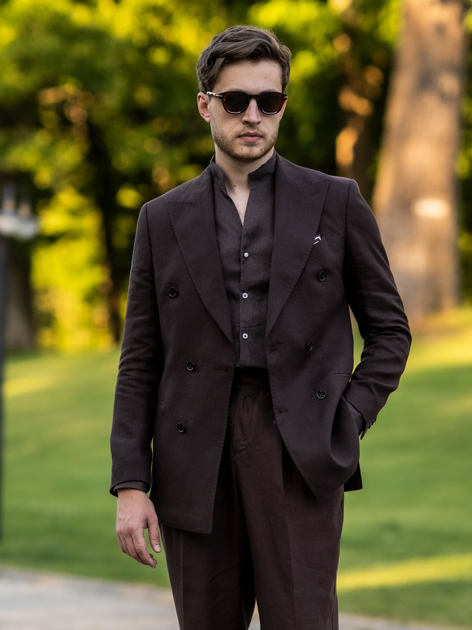 Tinuta Completa Barbati Smart Casual Marrone BMan0551 (1)