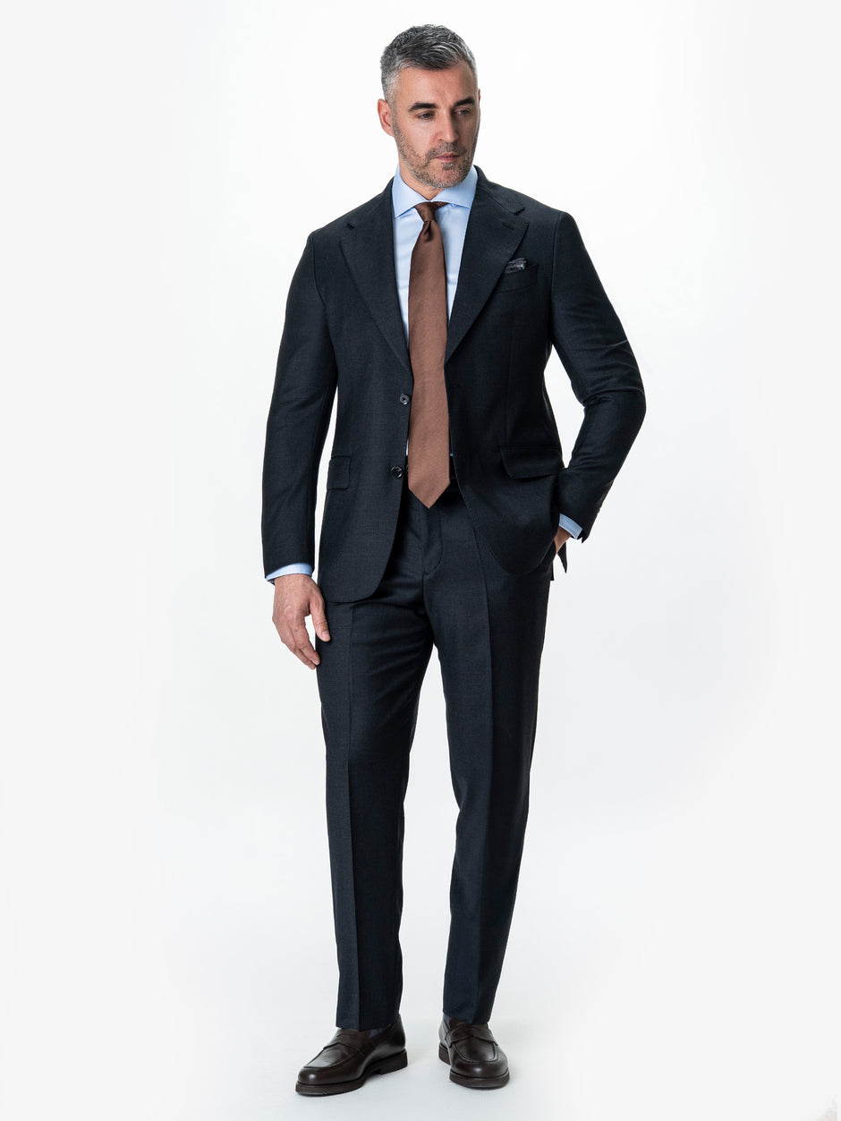 Costum Barbati Gri Lana Vitale Barberis Super120's BMan0006 (4)