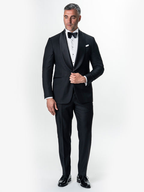 Costum Mire Barbati Smoking Negru Lana Sarto BMan0024