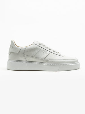 Pantofi Casual Barbati Sneakers Albi Din Piele Naturala BMan0422