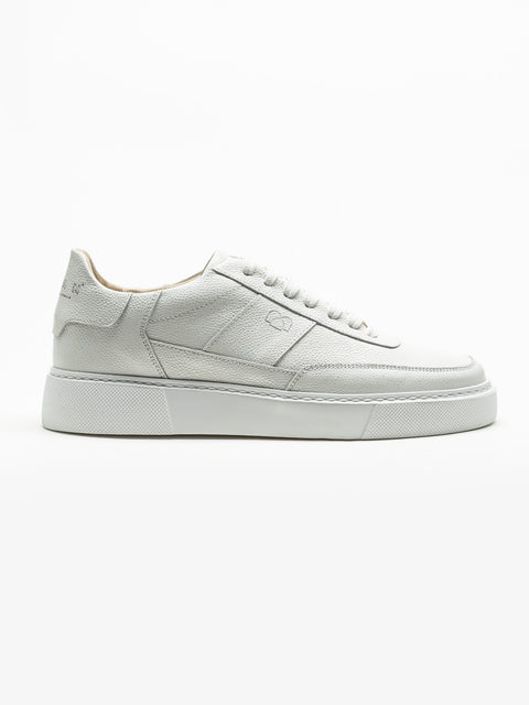 Pantofi Casual Barbati Sneakers Albi Din Piele Naturala BMan0422