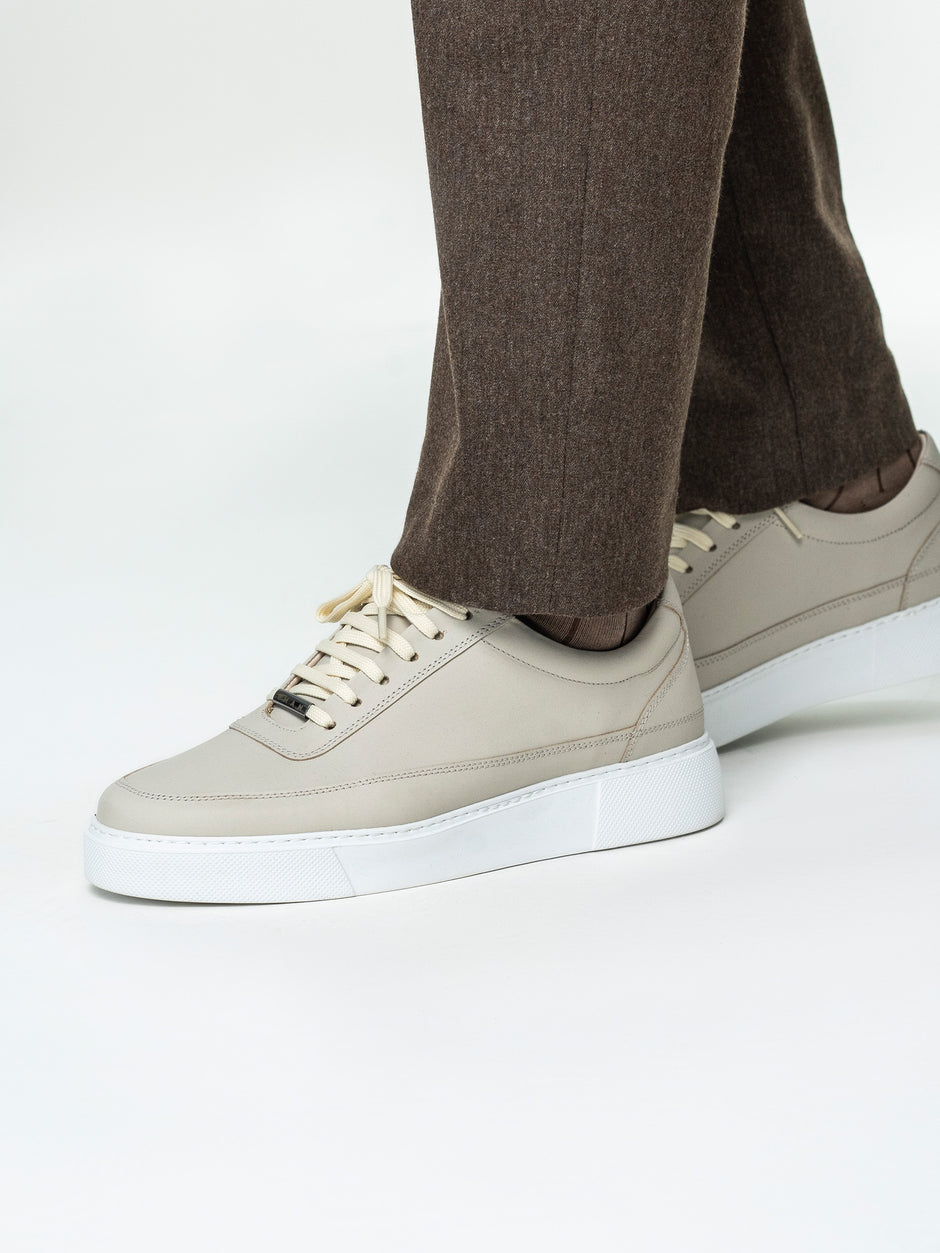 Pantaloni Barbati Cafenii Din Lana Cu Sistem Dublu De Inchidere BMan0015 (9)