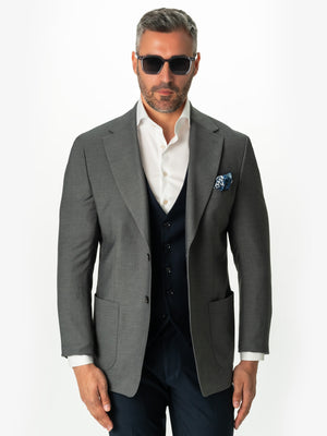 Sacou Bărbați Office & Business Casual Gri Antracit De Toamna BMan0004