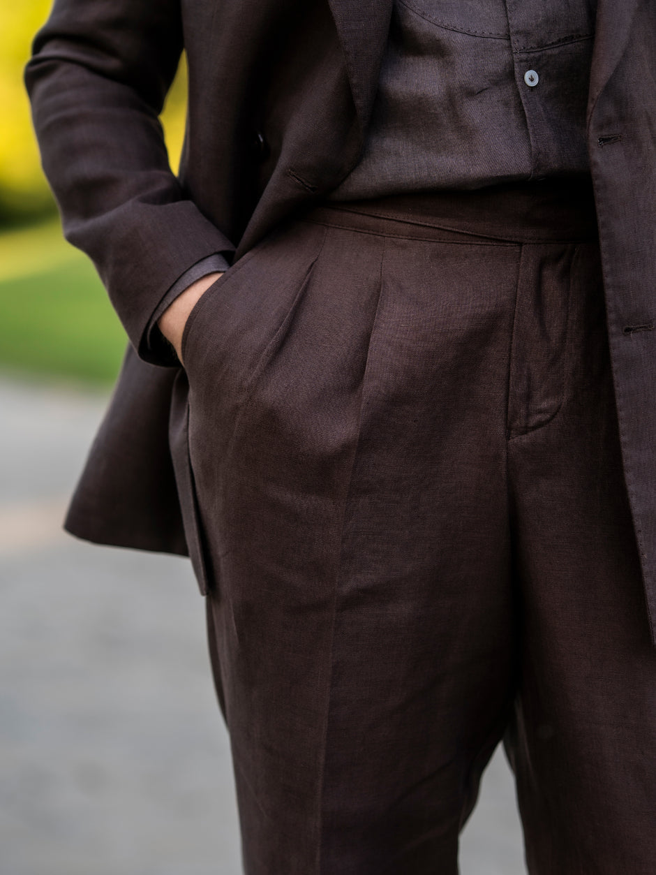 Tinuta Completa Barbati Smart Casual Marrone BMan0551 (3)