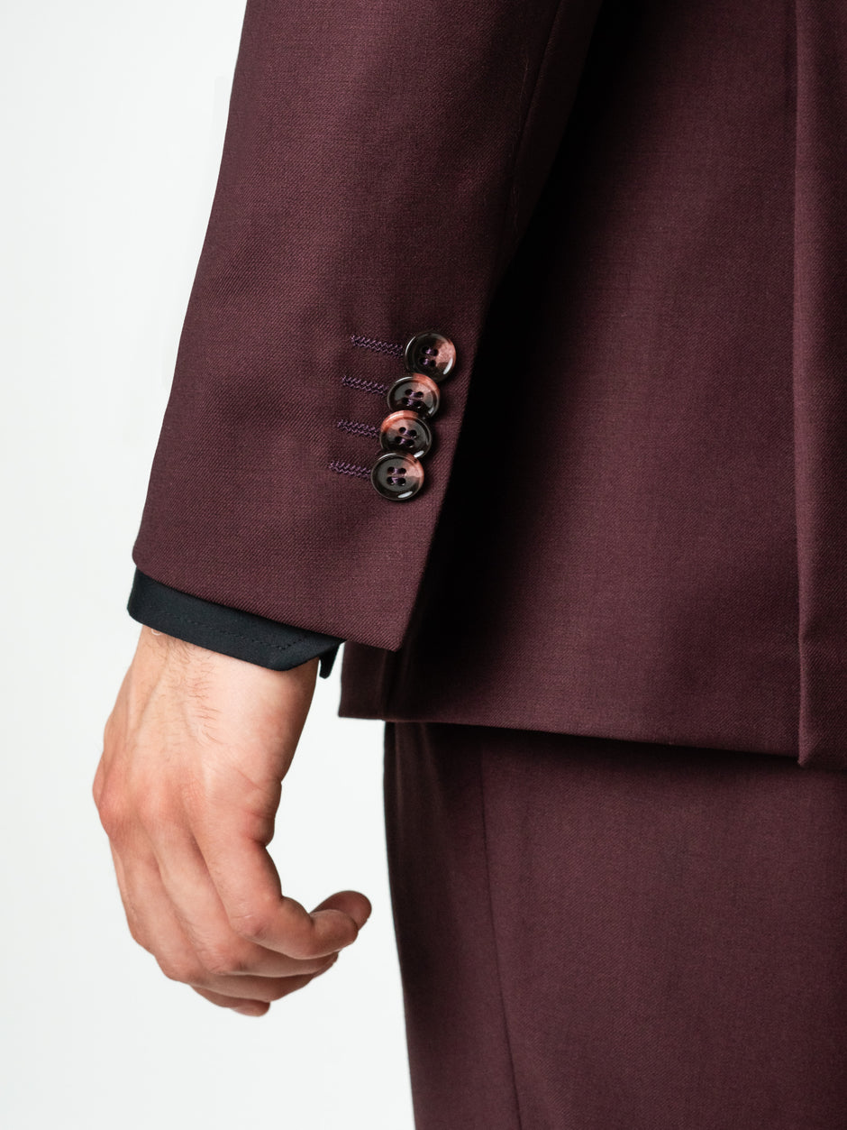 Costum Bordo Doua Randuri Barbati Lana Vitale Barberis Super110 BMan0052 (10)