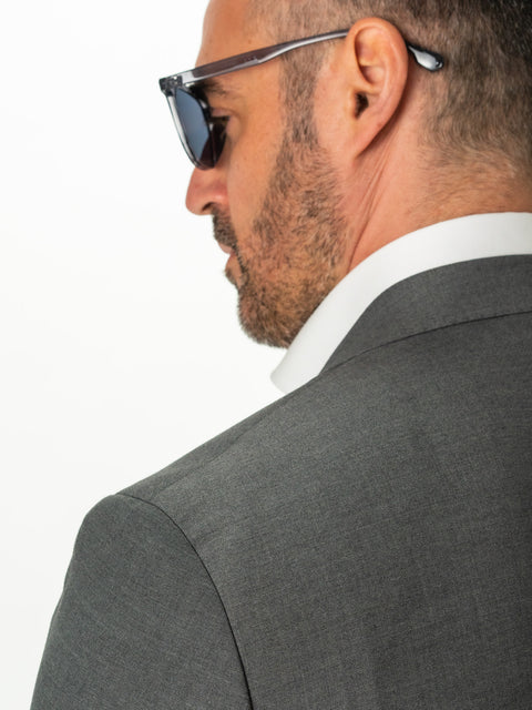 Sacou Bărbați De Vară Gri Antracit Elegant & Smart Casual  BMan0004 (5)