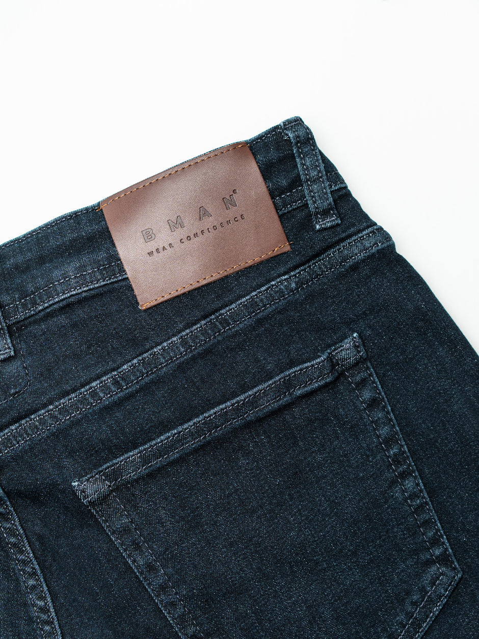 Blugi Barbati Bleumarin Comfort Fit Denim T400 BMan0003 (11)