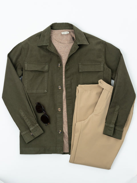 Pachet Garderoba Capsula Casual De Toamna 10 Tinute Cu Doar 10 Produse Bej & Olive BMan0006 (4)