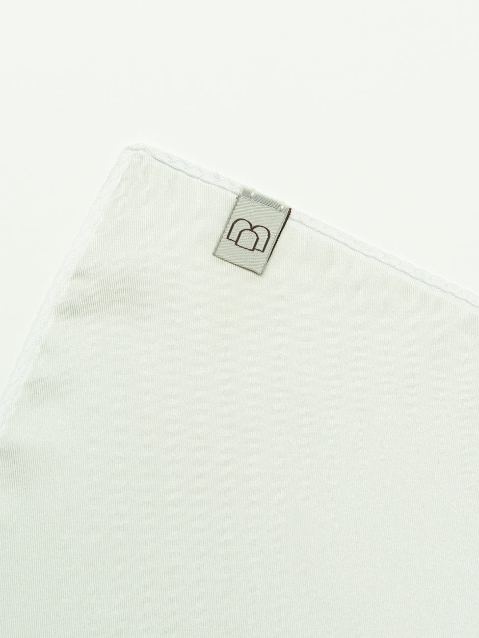 Batista Eleganta Crem Simpla cu Margine Alba BMan422 (1)