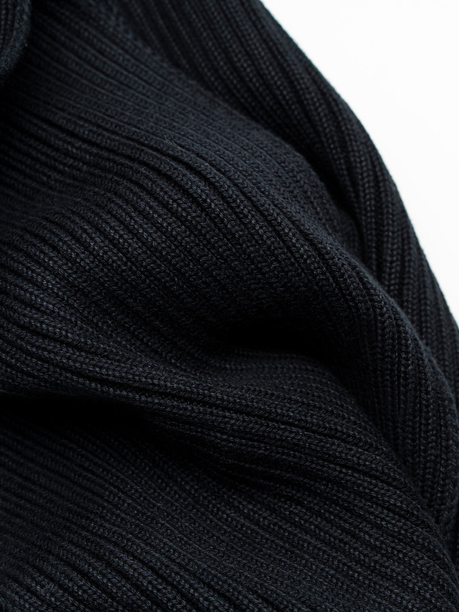 Esarfa Tip Fular Barbati Negru 100% Bumbac Natural BMan002 (3)