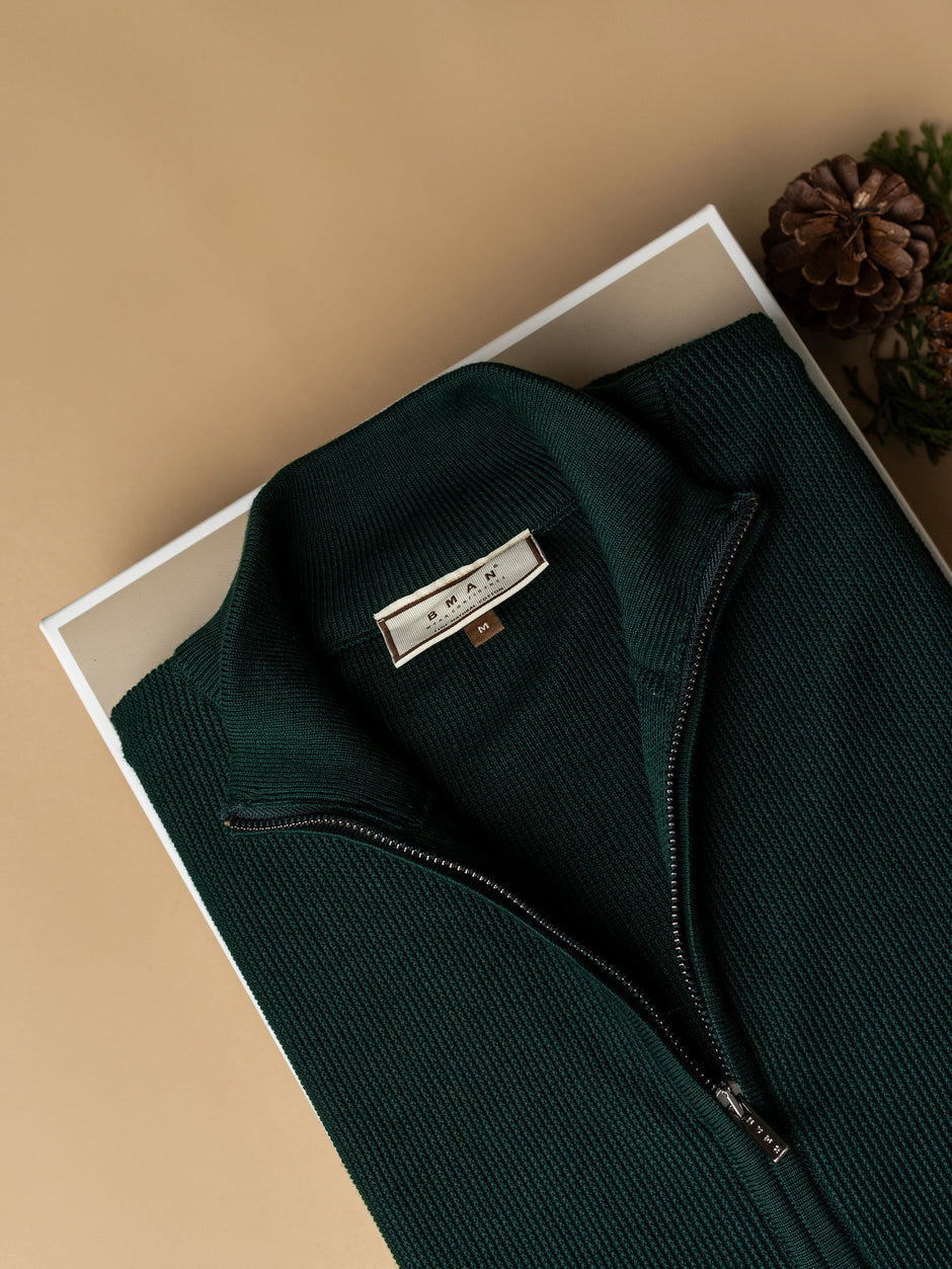 Pachet Cadou Barbati Pulover Cu Fermoar Si Blugi Bman0079 (3)