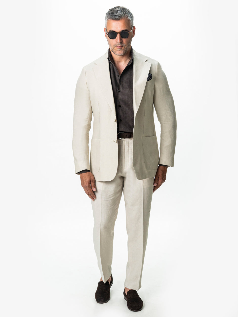 Sacou Barbati Crem 100% In Natural Vitale Barberis BMan0053 (2)