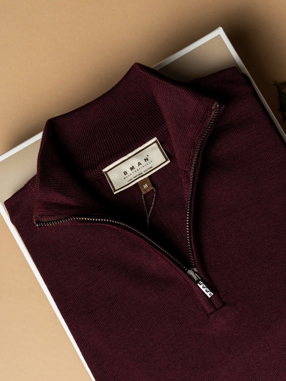 Pachet Cadou Barbati Pulover Cu Fermoar Si Camasa Bumbac Bman0011 (3)