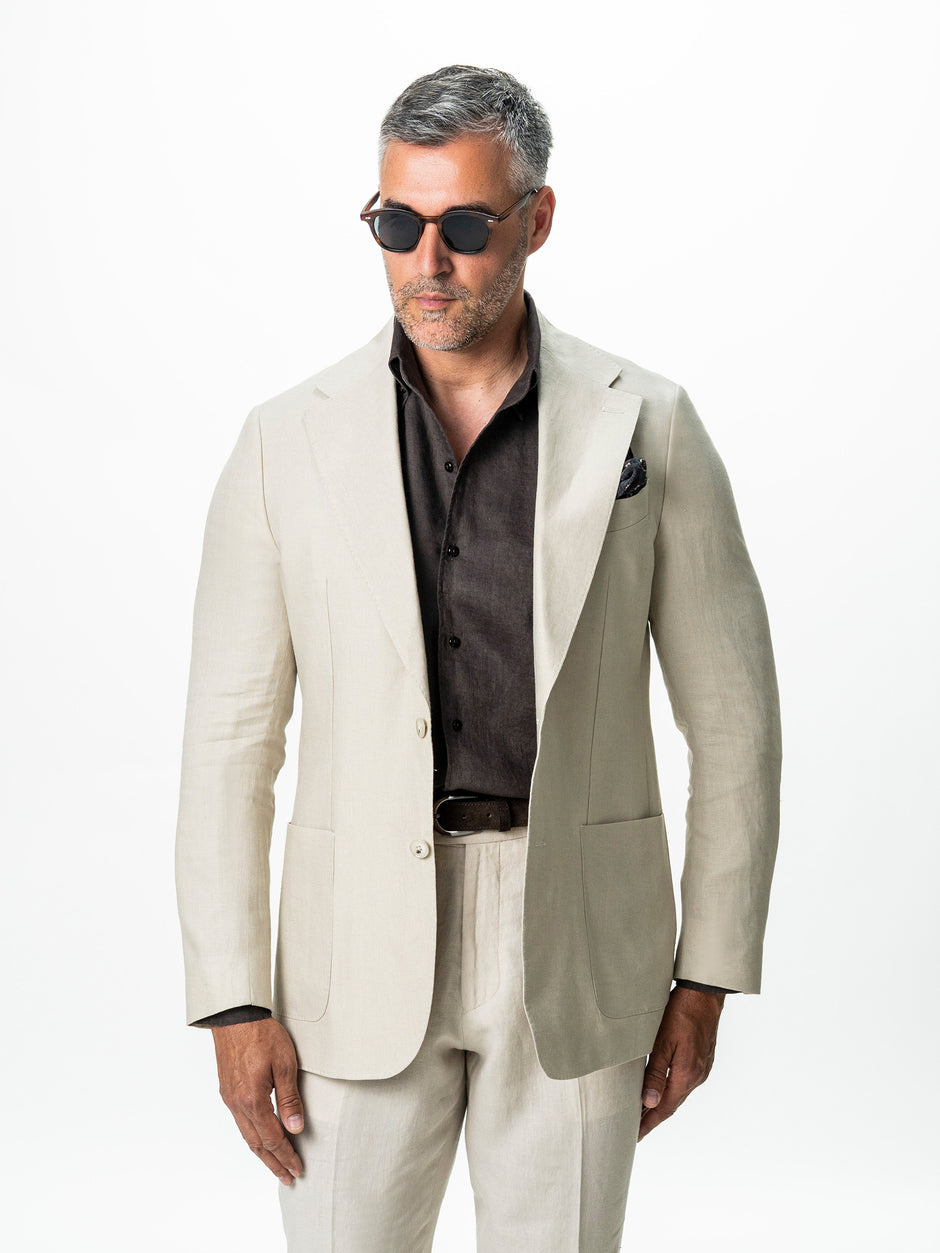 Sacou Barbati Crem 100% In Natural Vitale Barberis BMan0053 (3)