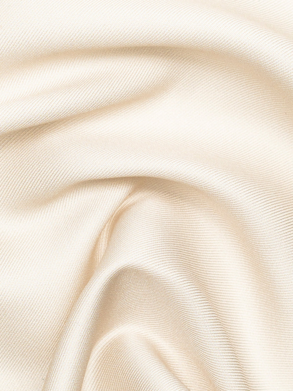 Batista Eleganta Alba Simpla cu Margine Cafenie BMan421 (4)