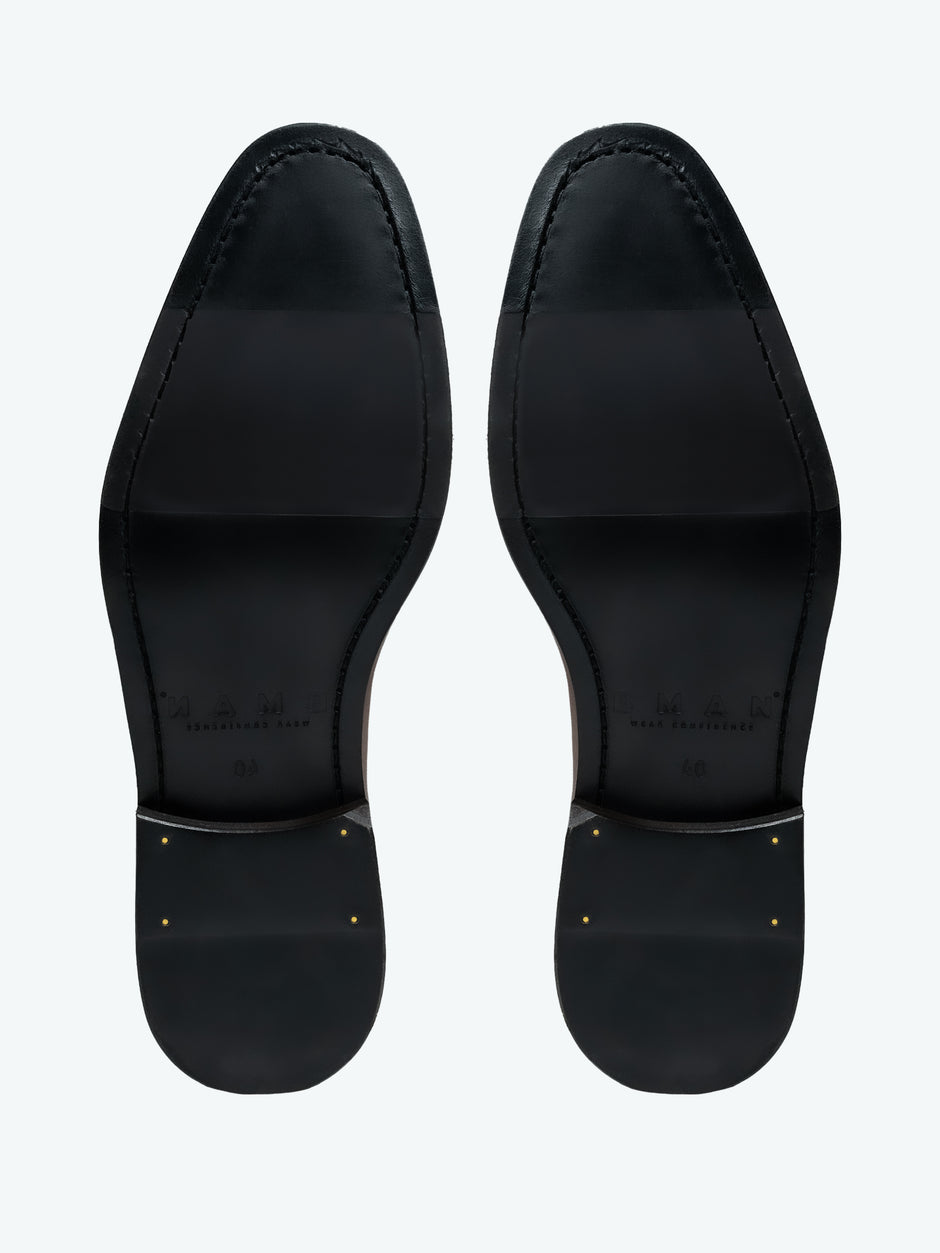Pantofi Eleganti Barbati Oxford Maro Pictat Manual Piele Naturala BMan0412 (6)