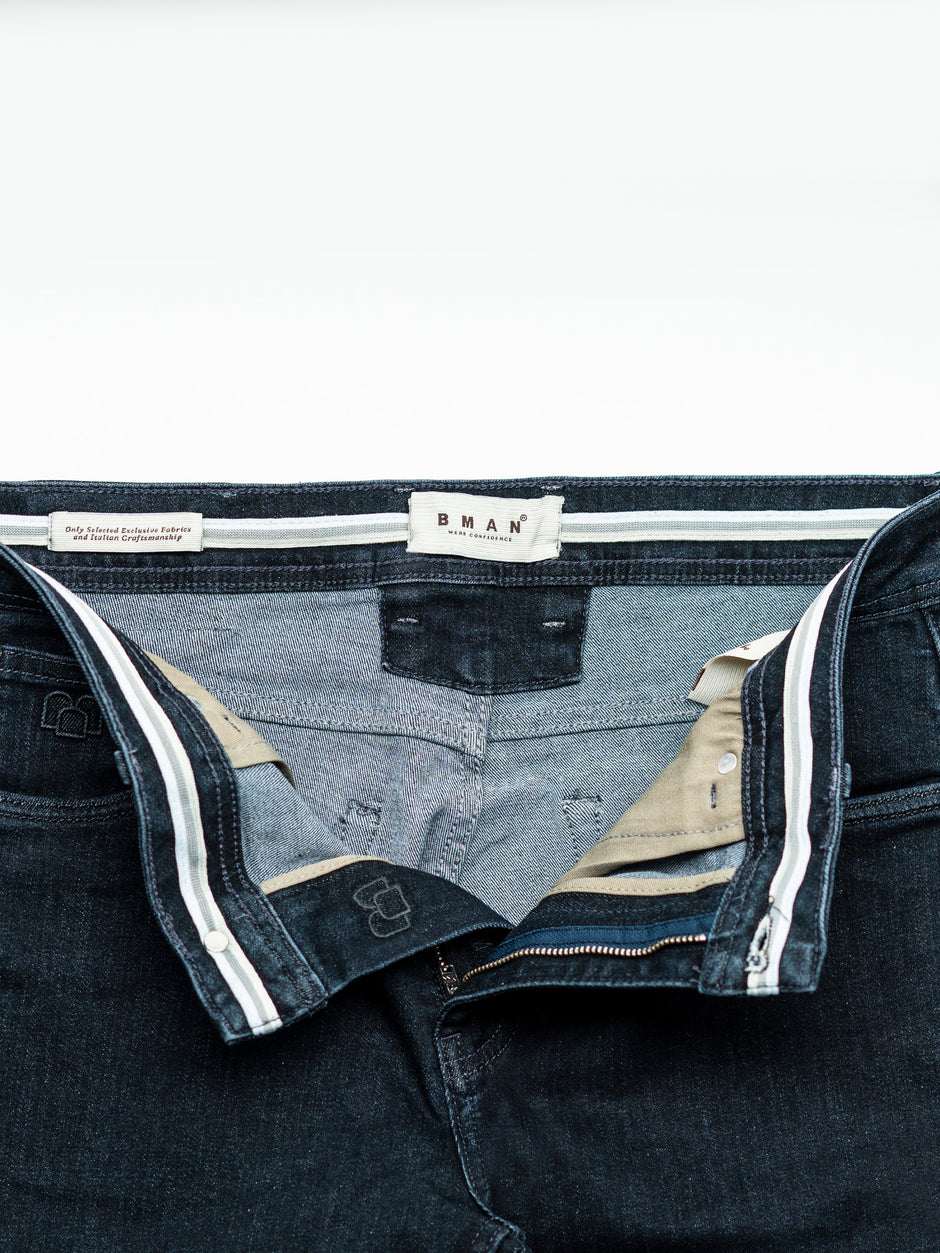 Blugi Barbati Bleumarin Comfort Fit Denim T400 BMan0003 (10)