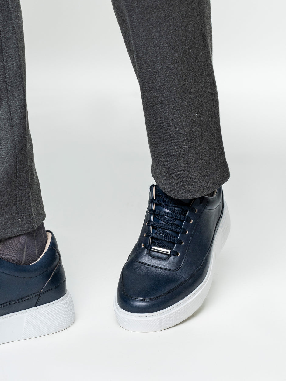 Pantaloni Barbati Casual Gri Din Lana BMan0101 (7)