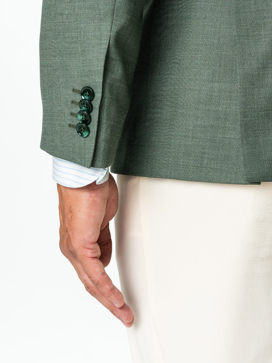 Sacou Barbati Verde De Vara Smart Casual BMan0002 (4)