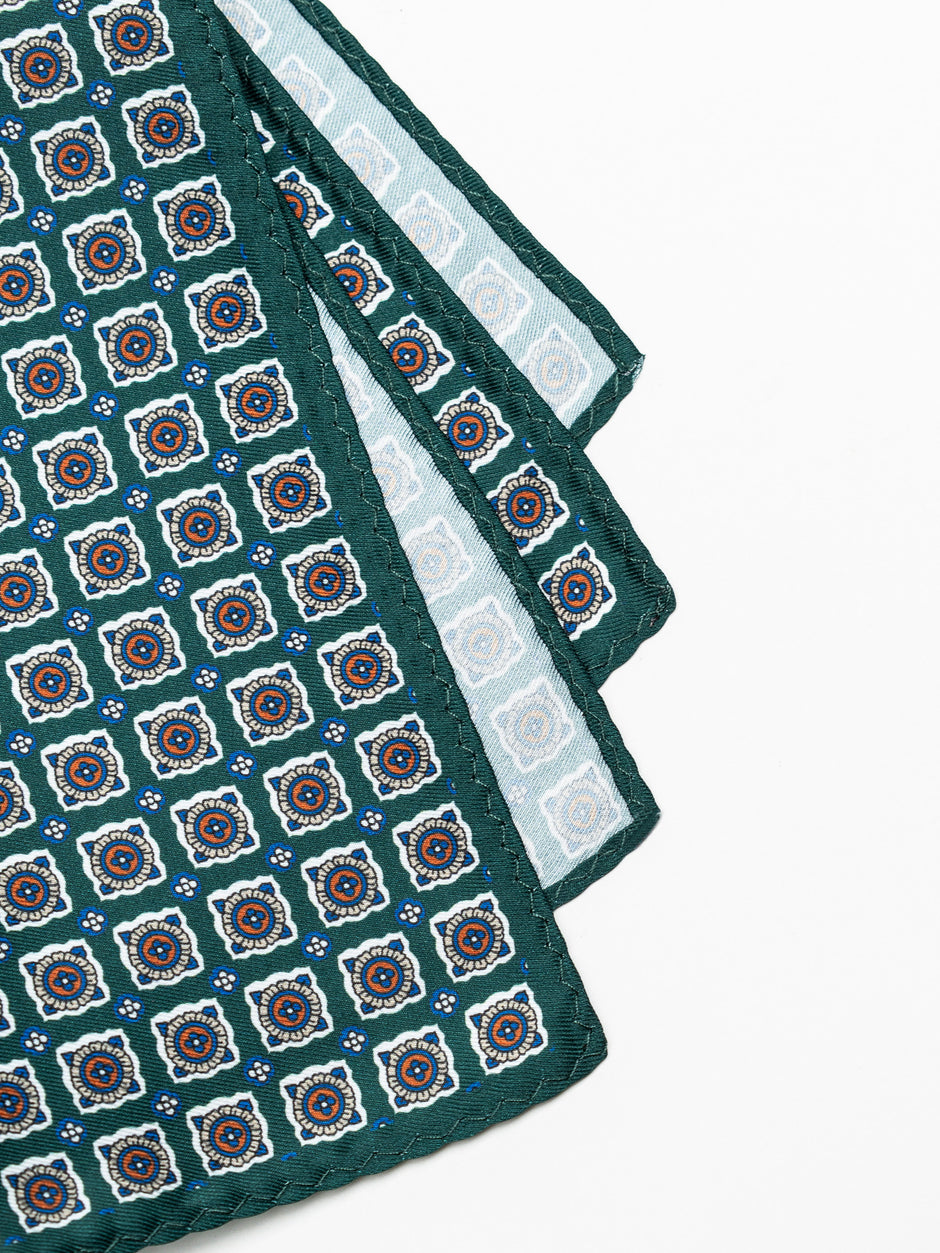 Batista Eleganta Verde cu Imprimeu BMan453 (2)