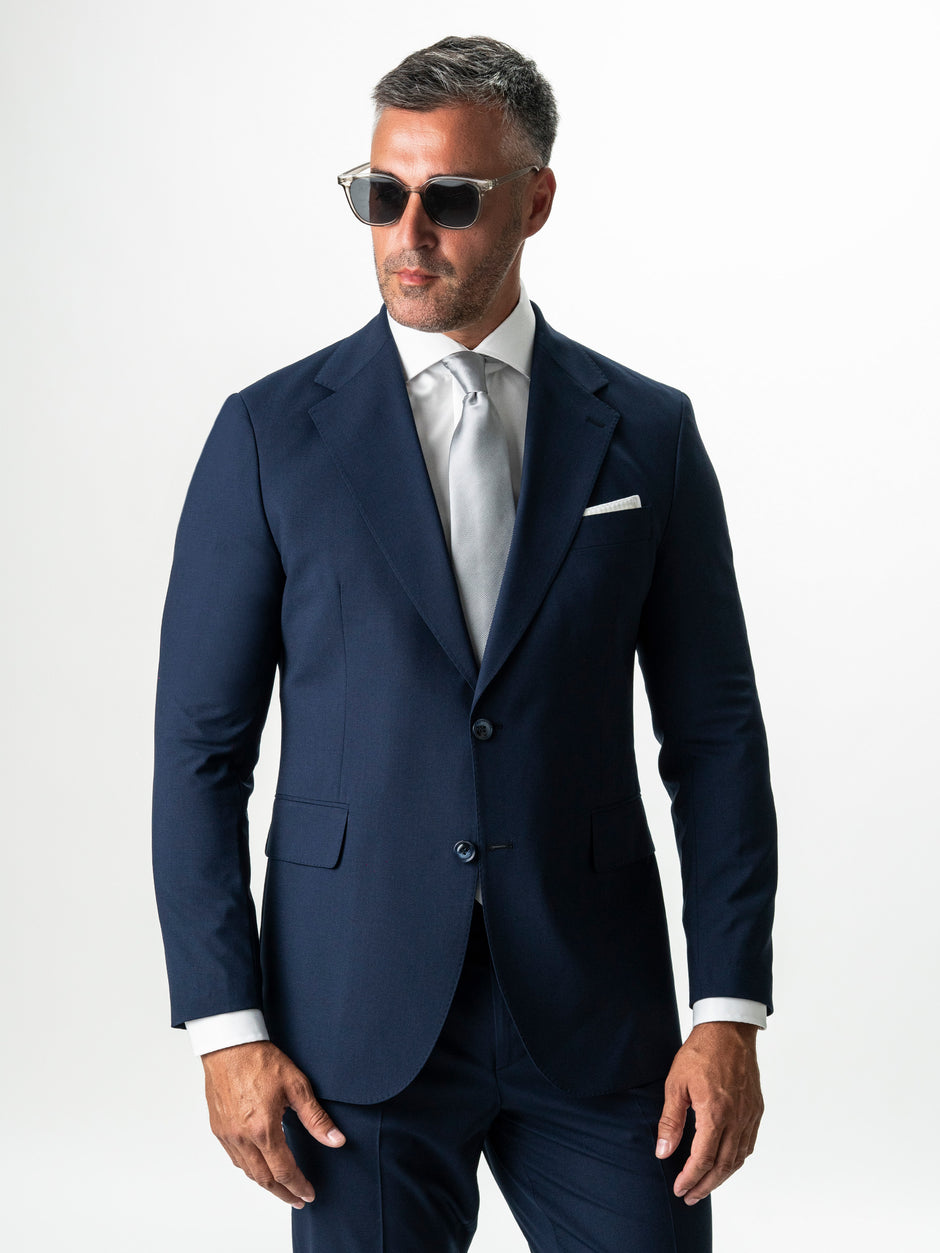 Costum Elegant Barbati Bleumarin All Season BMan0063 (4)