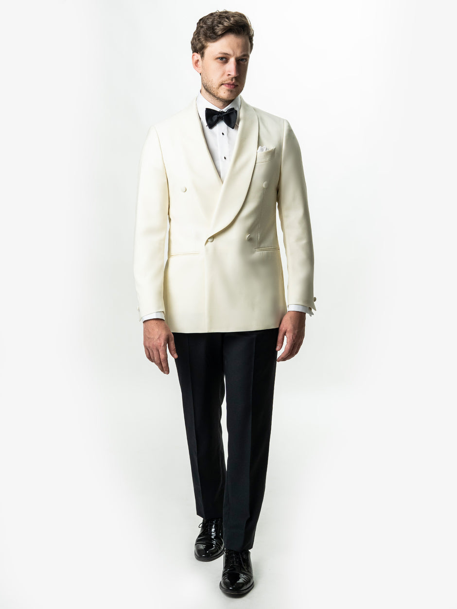 Costum Mire Smoking Alb Perla Lana Vitale Barberis BMan344 (1)