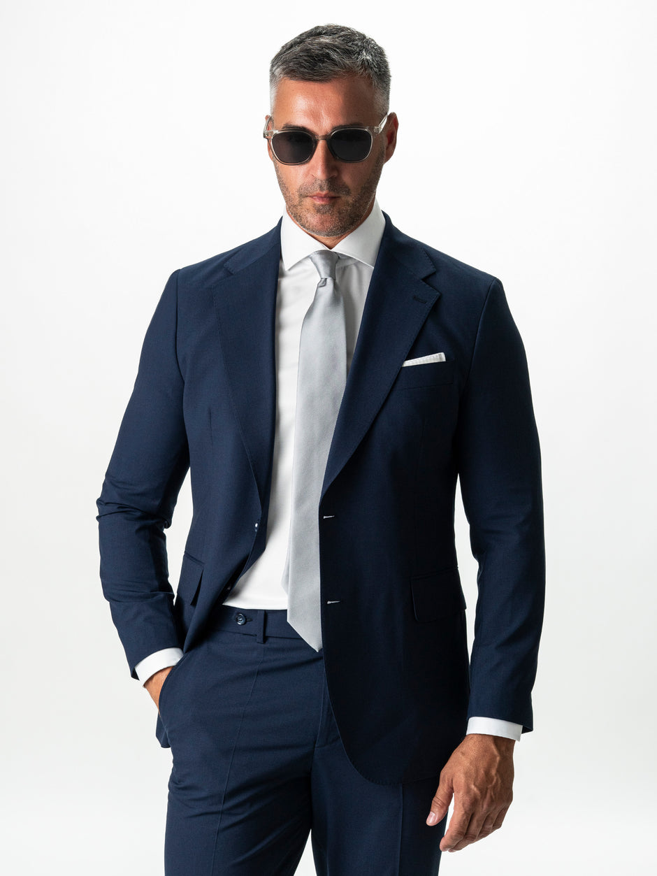 Costum Elegant Barbati Bleumarin All Season BMan0063 (2)