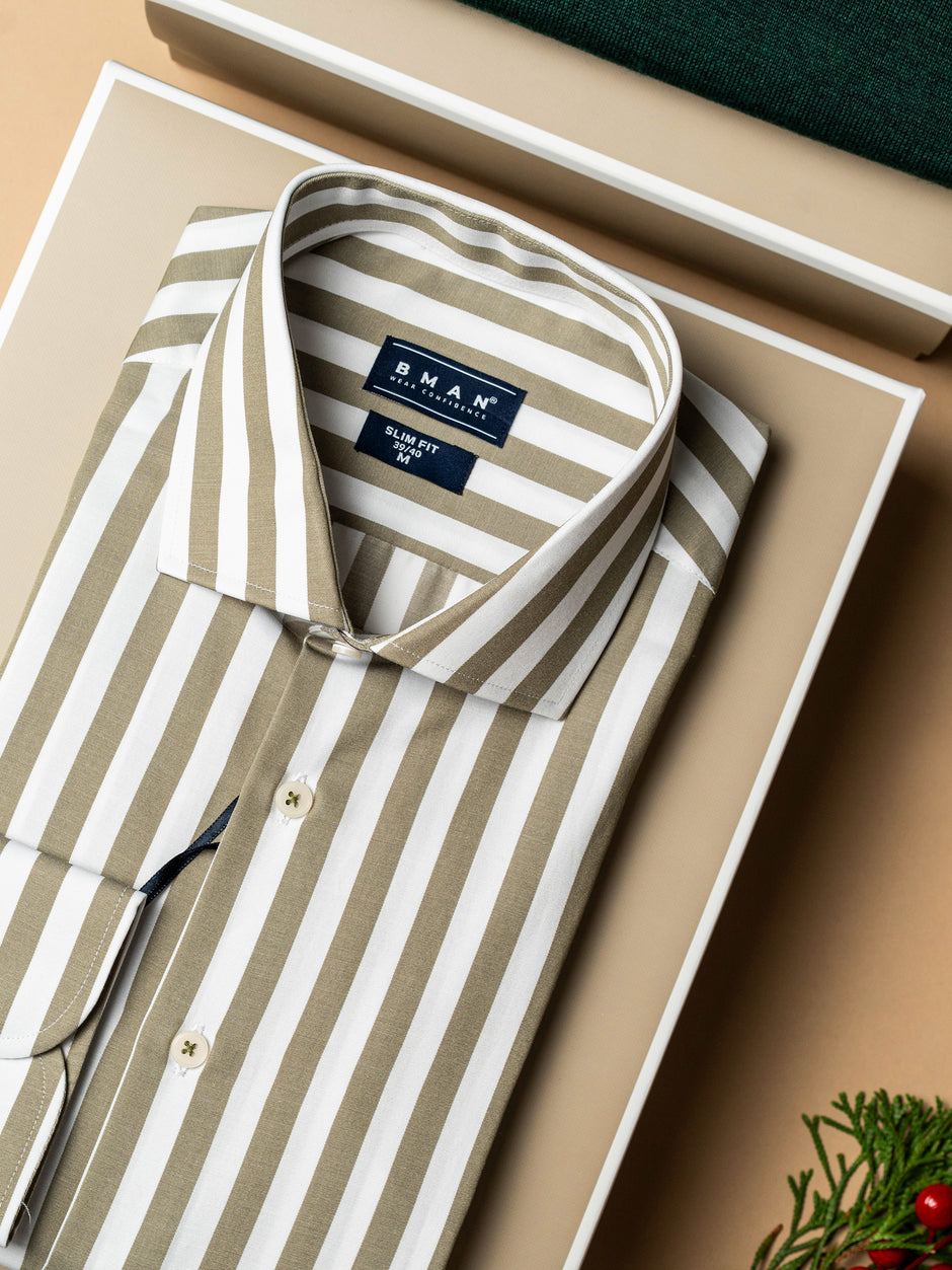 Pachet Cadou Barbati Pulover Cu Fermoar Si Camasa Bumbac Bman0012 (4)