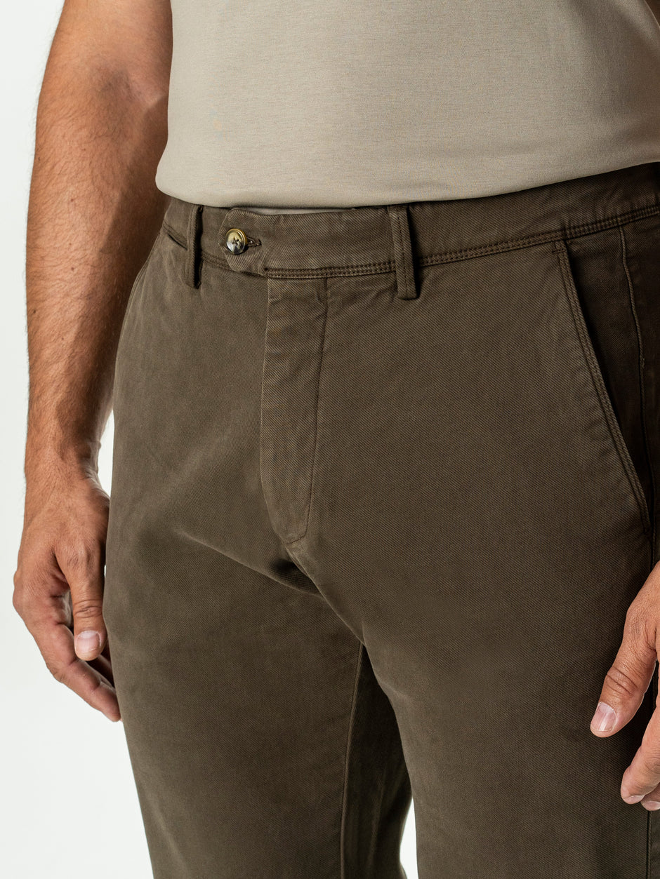 Pantaloni Chino Barbati Maro Bumbac Cu Tencel BMan0130 (3)