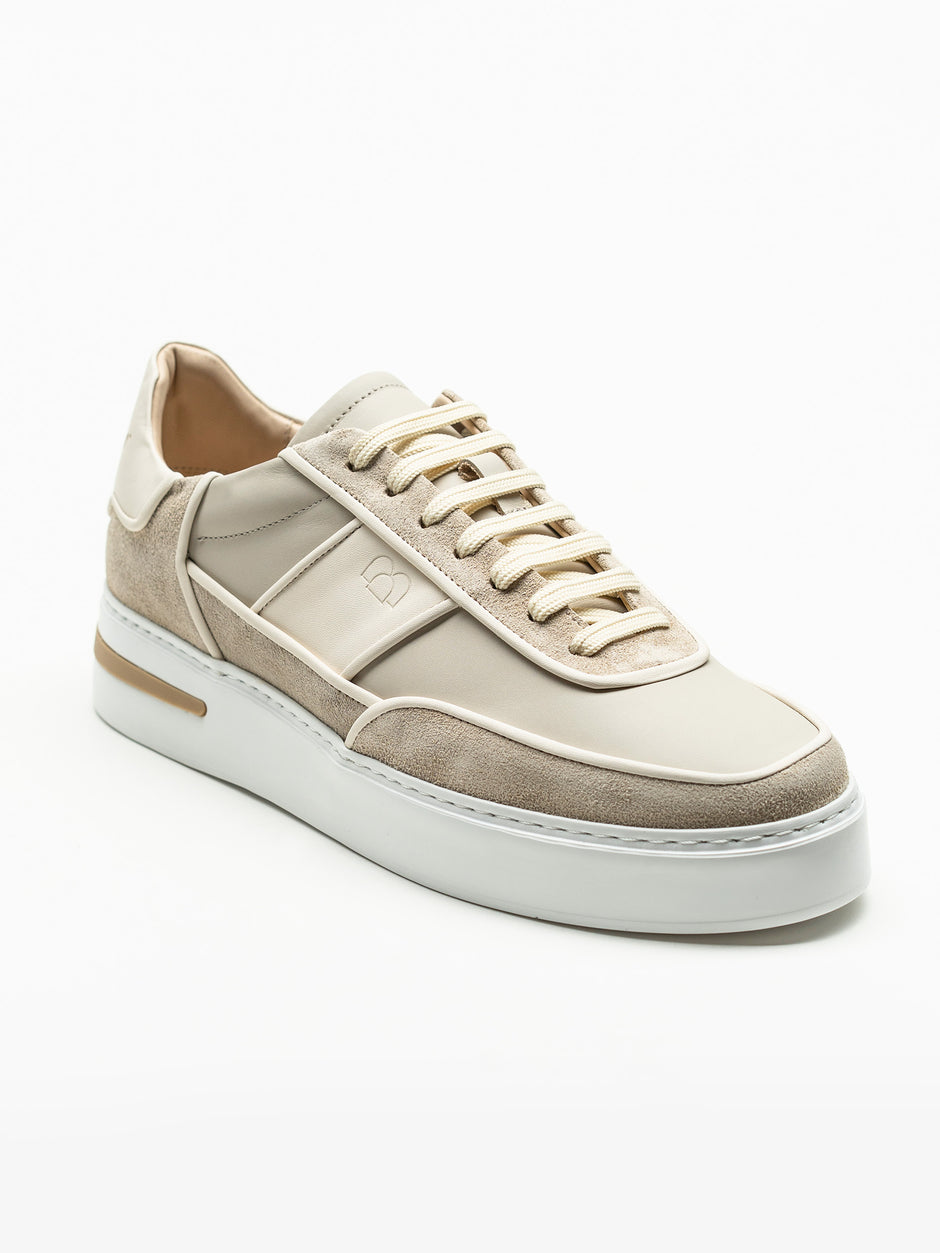 Pantofi Casual Barbati Crem Din Piele Naturala BMan0425 (5)