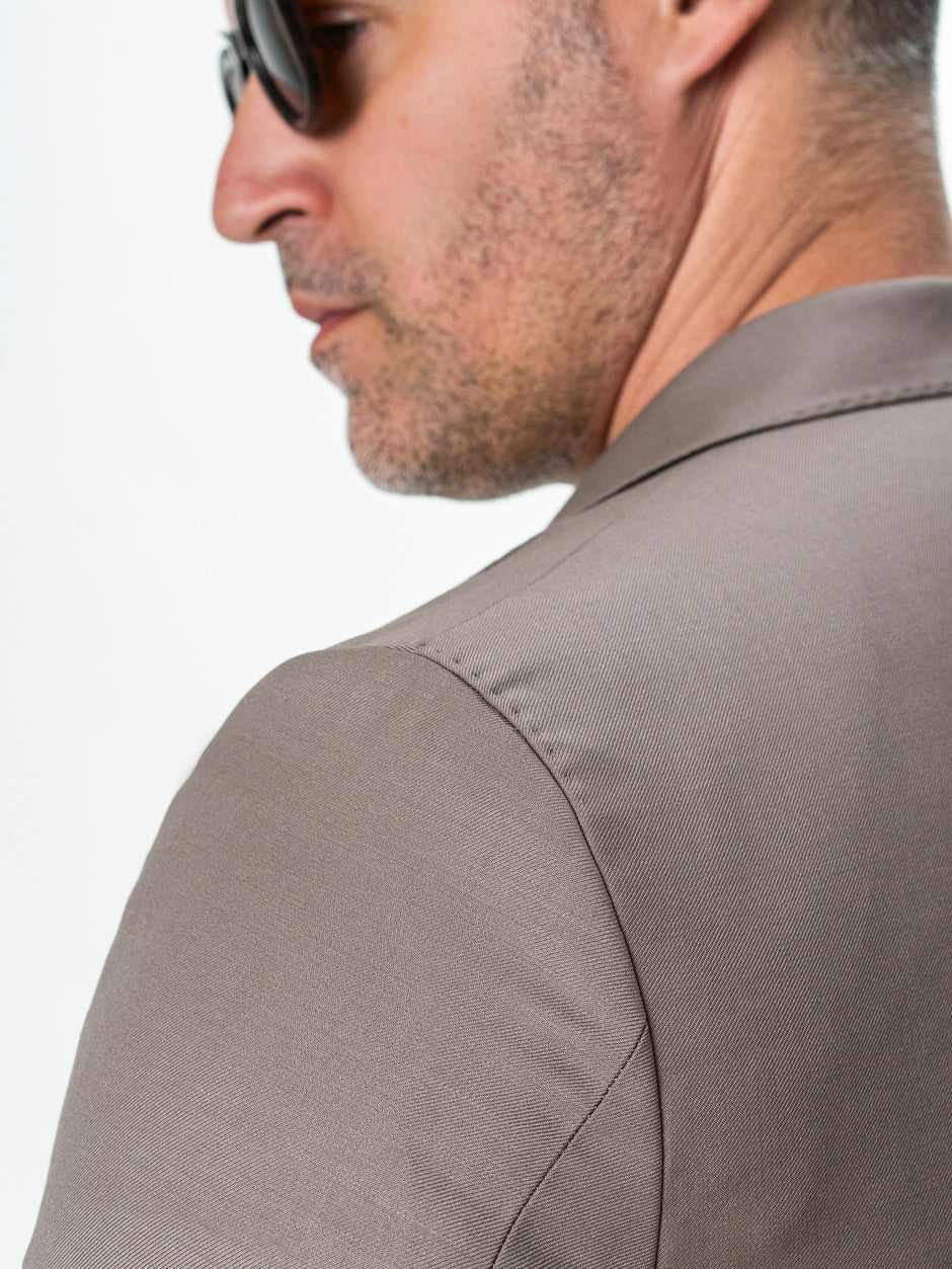 Sacou Cappuccino 100% Lana Vitale Barberis BMan0076 (7)