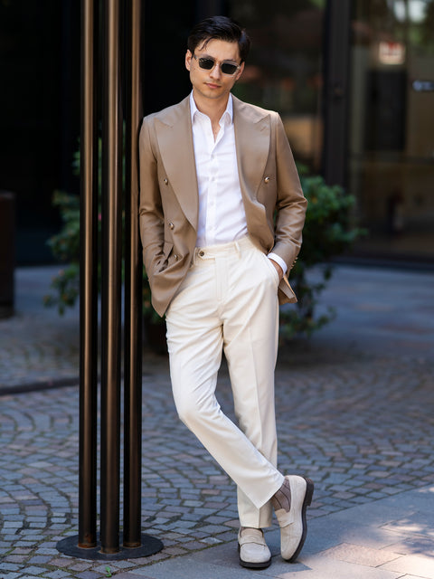 Tinuta Barbati Completa Smart Casual Almond Bman1118