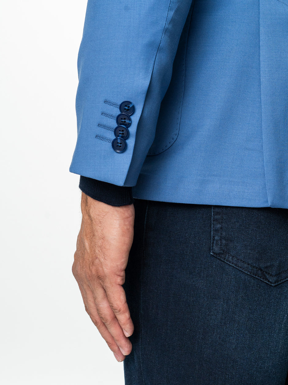 Sacou Barbati Bleu 100% Lana Vitale Barberis BMan0056 (9)