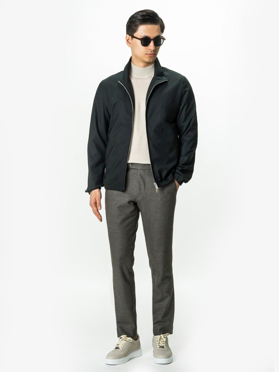 Pantaloni Bej Barbati Office Stretch Relax Fit BMan0001 (2)