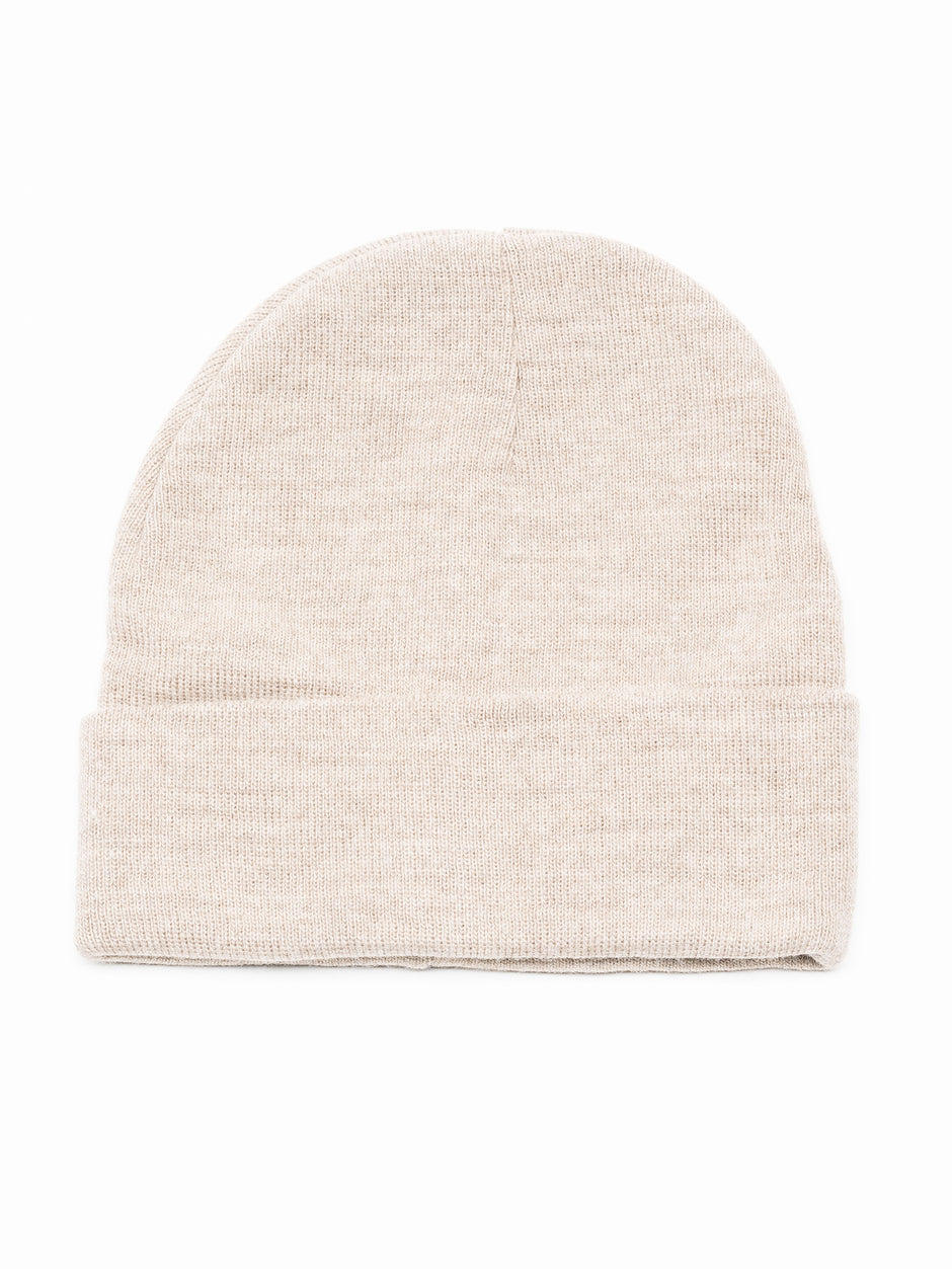 Fes Barbati Iarna Crem 100% Bumbac Natural BMan004 (1)