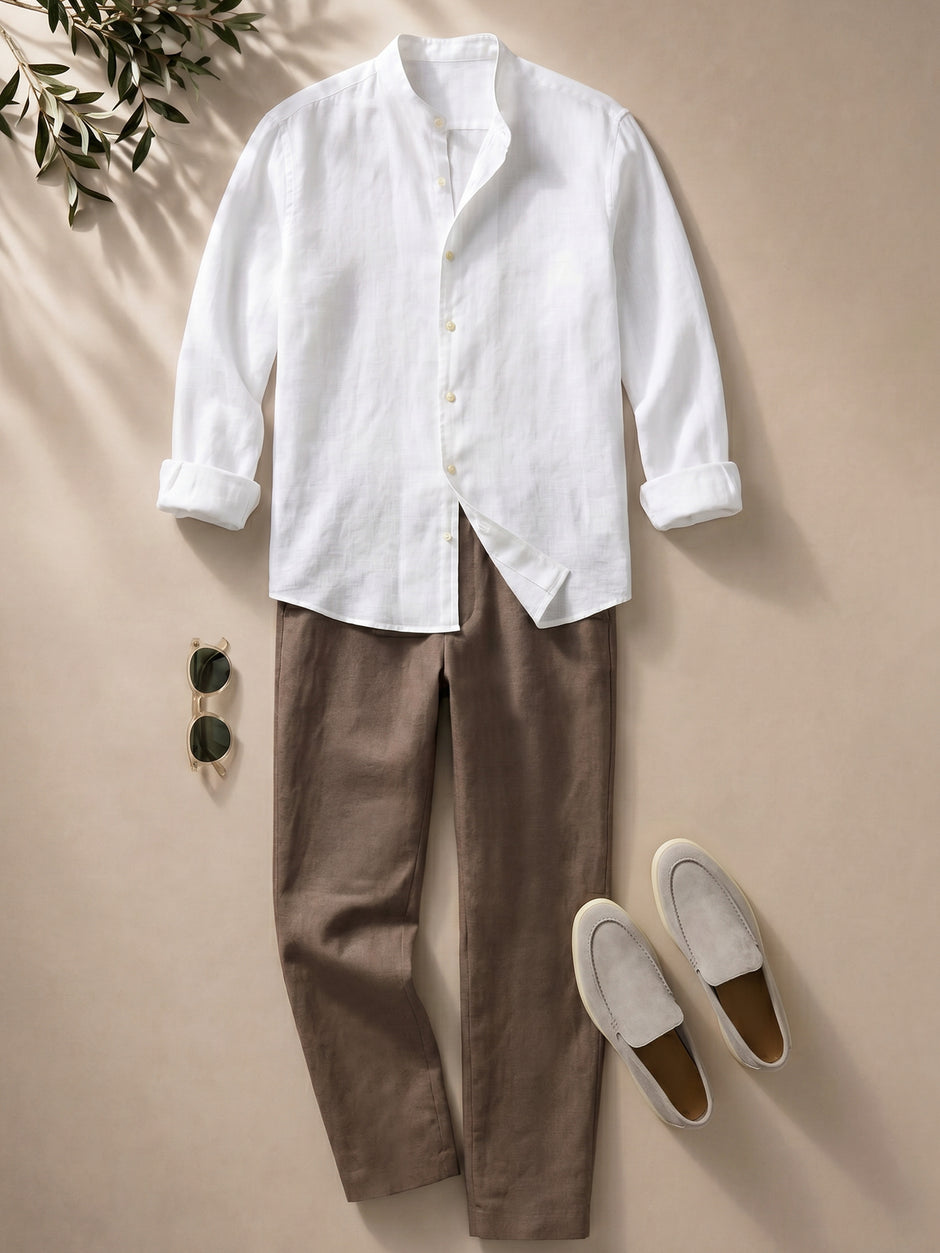 Tinuta Barbati Completa Casual de Vara Cortado Bman1129 (1)