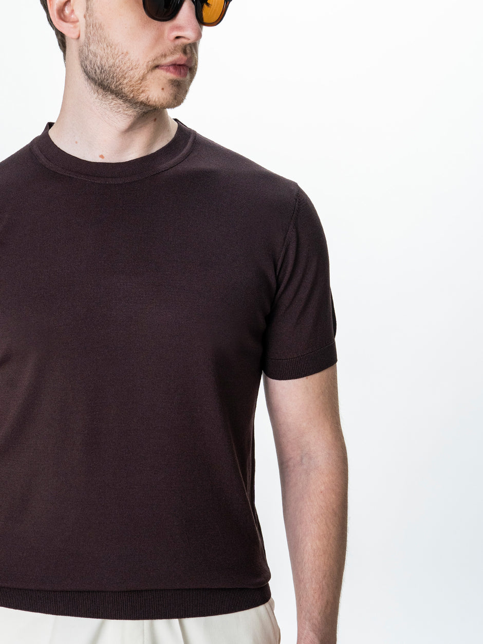 Tricou Barbati Rayon Maro Inchis BMan0102 (7)