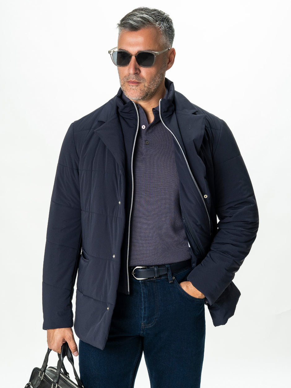 Pulover Polo Barbati Gri Lavanda din 100% Lana Cashwool BMan0053 (6)