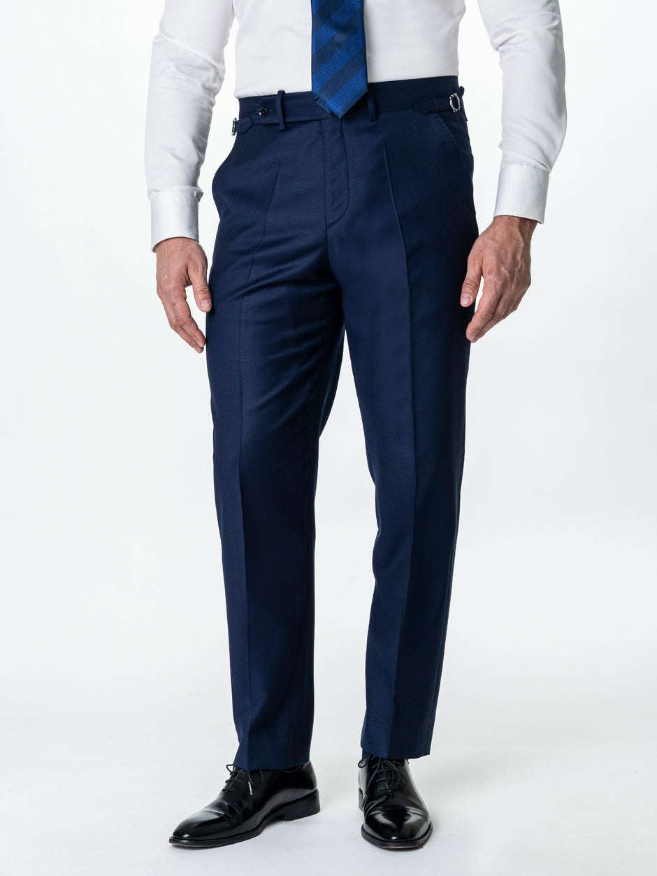 Costum Barbati Bleumarin 100% Lana BMan0006 (8)